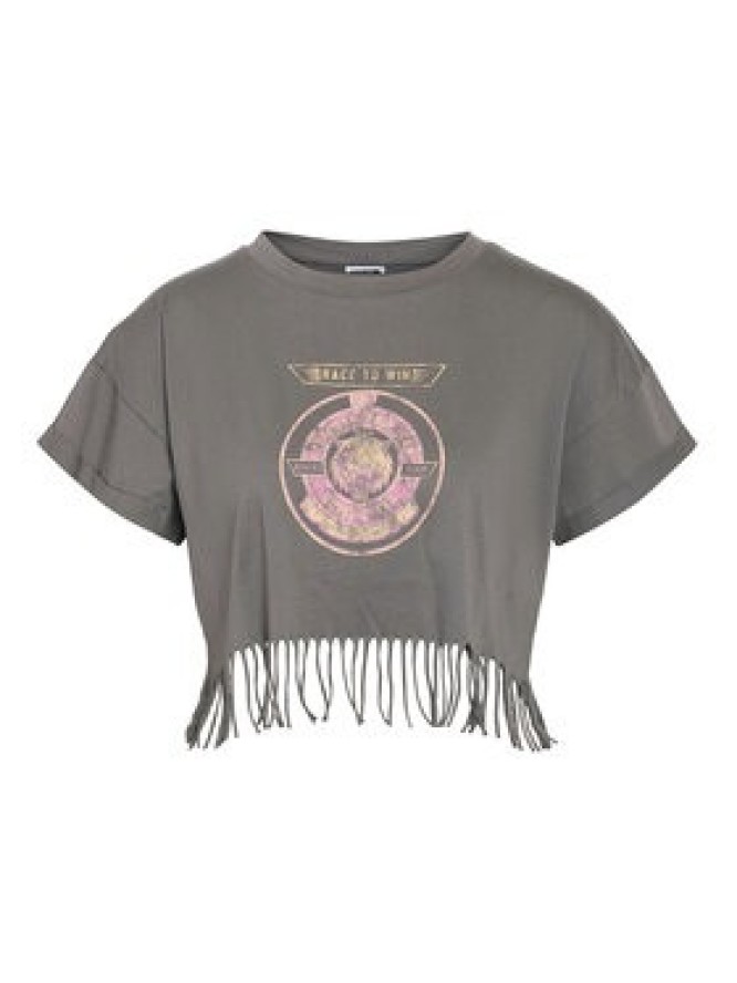 Noisy May T-Shirt Gaby 27033386 Szary Regular Fit
