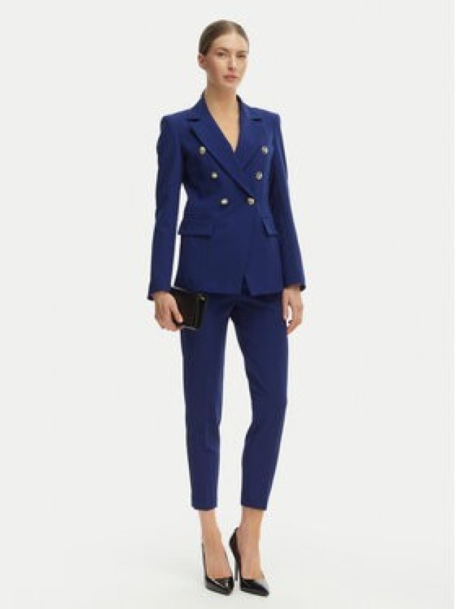 Maryley Marynarka 26EB139/43FR Granatowy Regular Fit