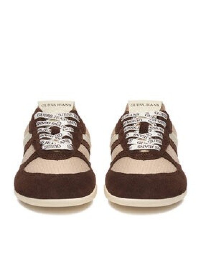 Guess Jeans Sneakersy EO-GJ2128 Brązowy ciemny