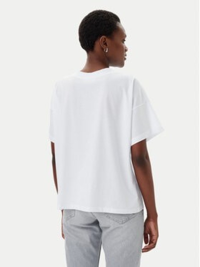 ViCOLO T-Shirt UD0005 Biały Relaxed Fit