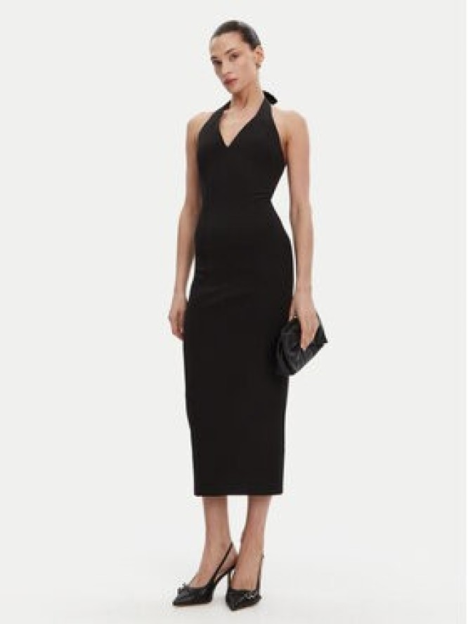 ACCESS FASHION Sukienka koktajlowa 53-3403-218 Czarny Regular Fit