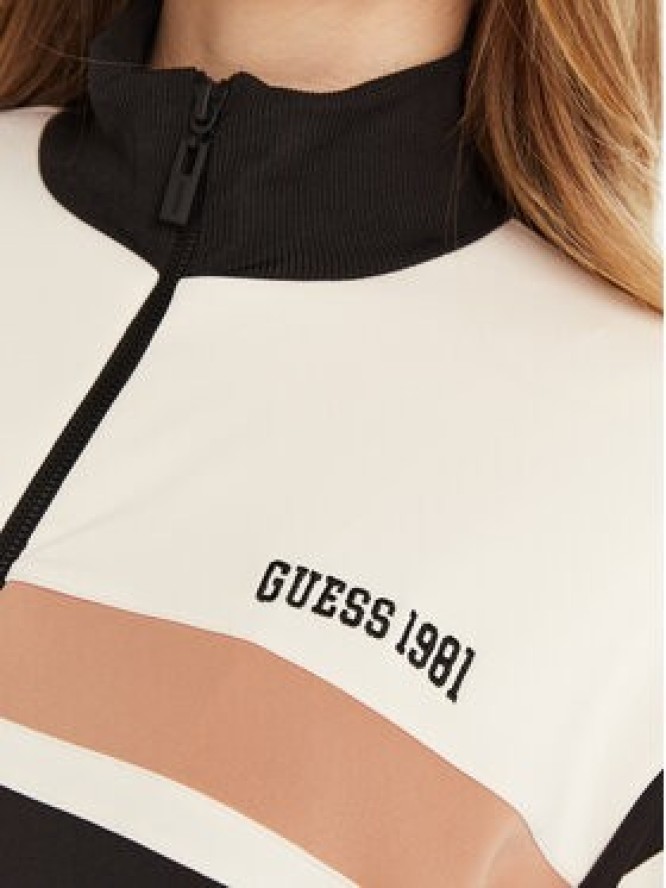 Guess Bluza V5RQ00 KCO72 Écru Regular Fit