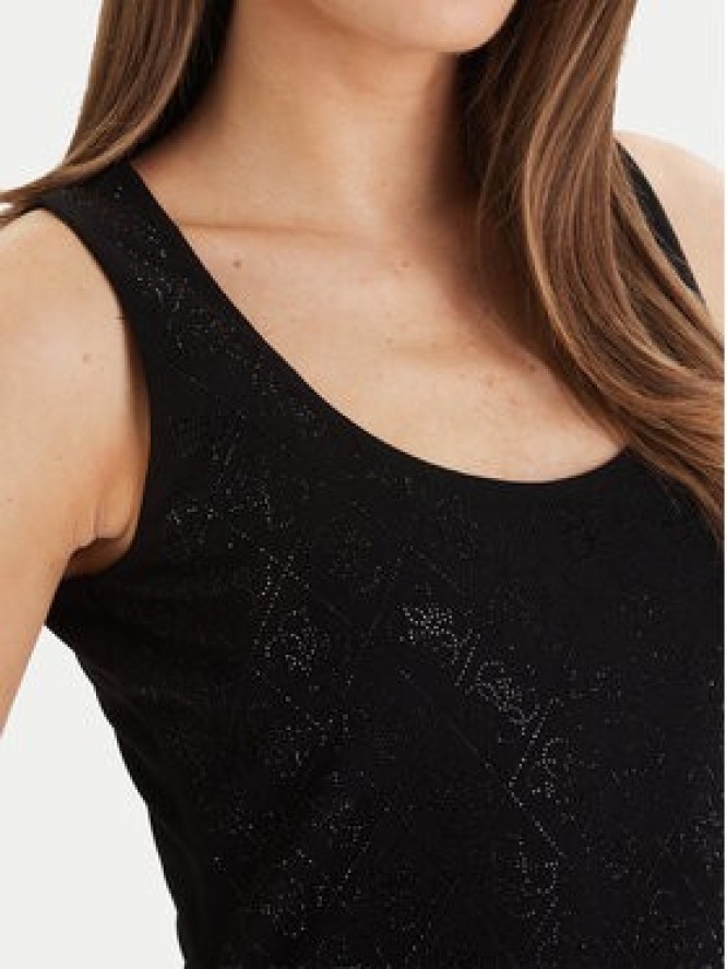 Guess Top W6GP10 K2932 Czarny Regular Fit