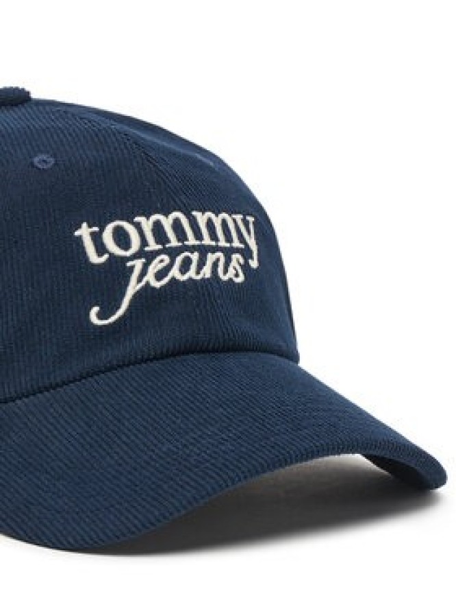 Tommy Jeans Czapka z daszkiem Script AW0AW17908 Granatowy