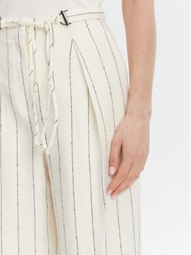 BOSS Spodnie materiałowe Tiana5 50538216 Beżowy Relaxed Fit