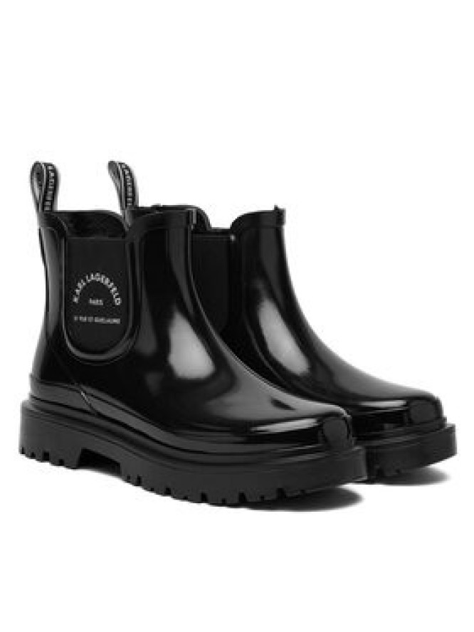 KARL LAGERFELD Kalosze KL47140 Czarny