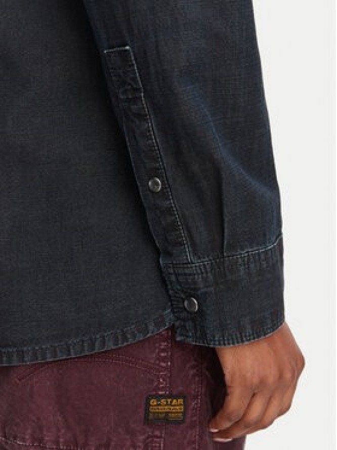 G-Star Raw Koszula D30440 E356 Granatowy Regular Fit