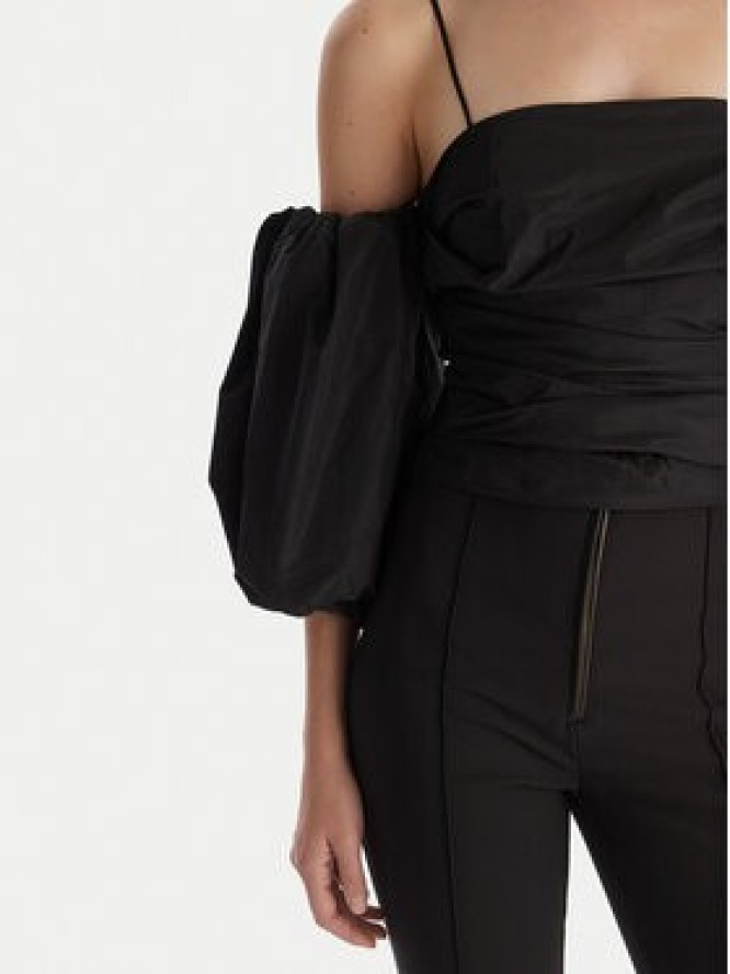 PINKO Bluzka Taffeta 105552 Y3LE Czarny Regular Fit