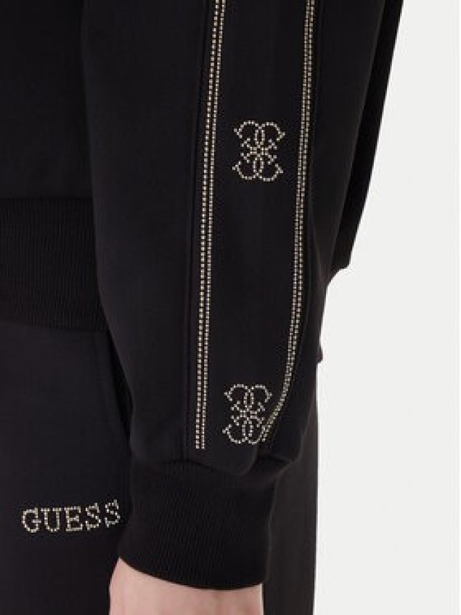 Guess Bluza V6RQ96 KCX22 Czarny Regular Fit