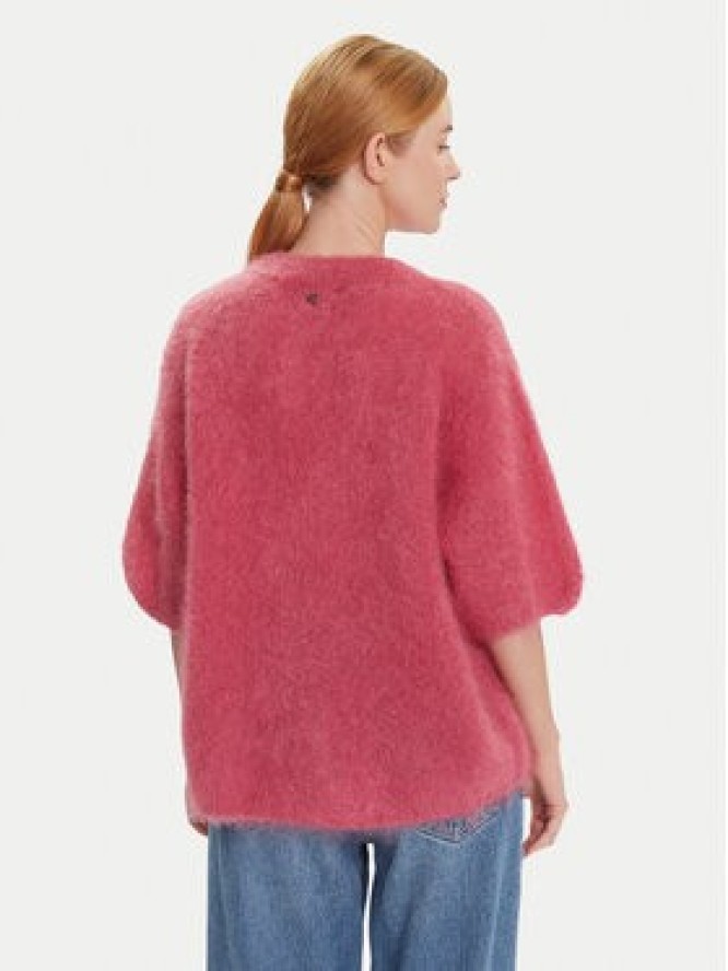 Dixie Sweter M277Y101A Różowy Relaxed Fit