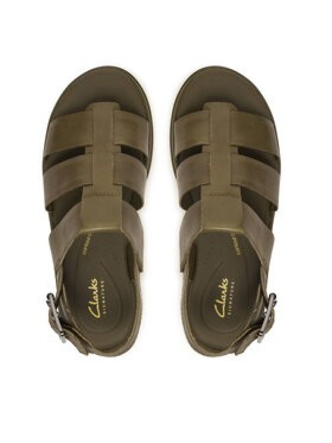 Clarks Sandały Orinoco3 Strap 26186489 Zielony