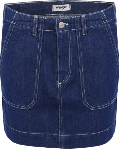 SPÓDNICA WRANGLER CARPENTER SKIRT WORKWEAR BLUE W29WFH20X 112128597