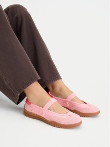 Converse Baleriny Run Star Trainer Ballet Flat​ A17031C Różowy