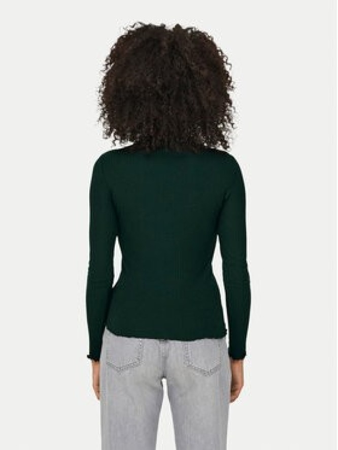 ONLY Bluzka Emma 15180040 Zielony Slim Fit