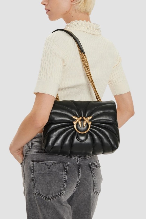 PINKO Czarna torebka Love Puff Classic AW25