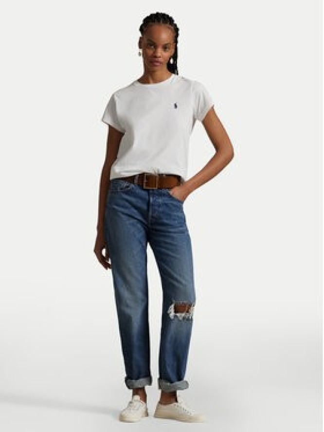 Polo Ralph Lauren T-Shirt 211898698005 Biały Regular Fit
