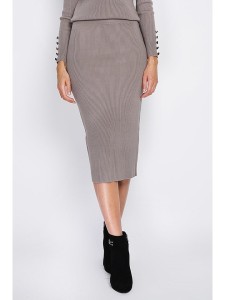 William de Faye Spódnica w kolorze szarobrązowym rozmiar: 40