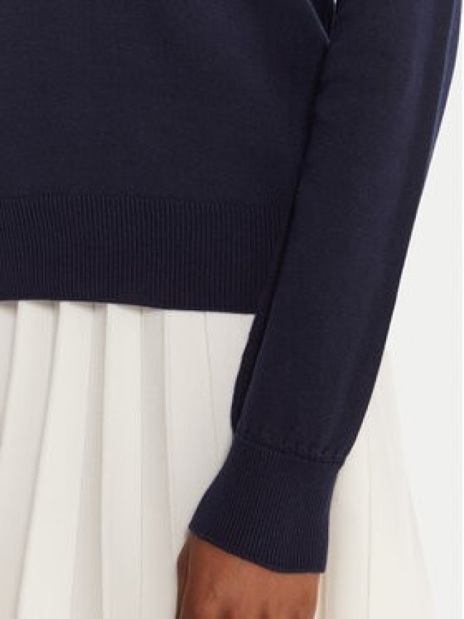 Lacoste Sweter AF4145 Granatowy Regular Fit