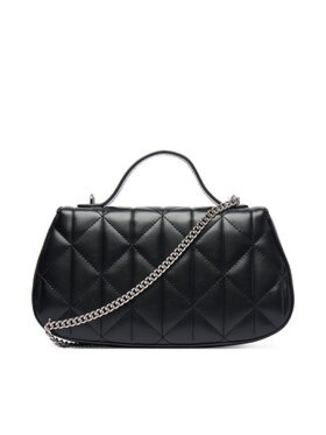 Calvin Klein Torebka Quilted Top Handle Chain Bag LV04F3410G Czarny