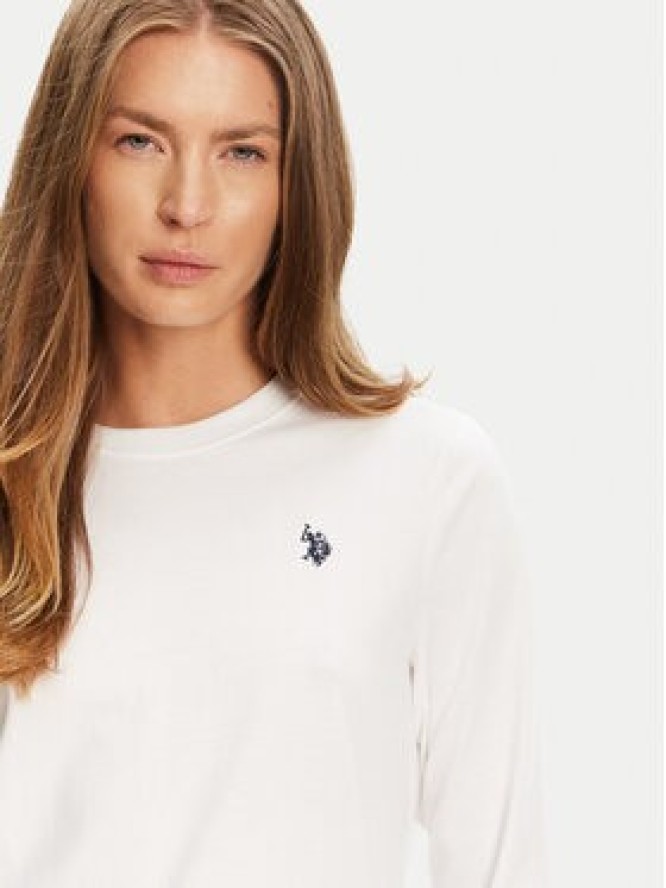 U.S. Polo Assn. Bluzka WUP0785 Biały Regular Fit