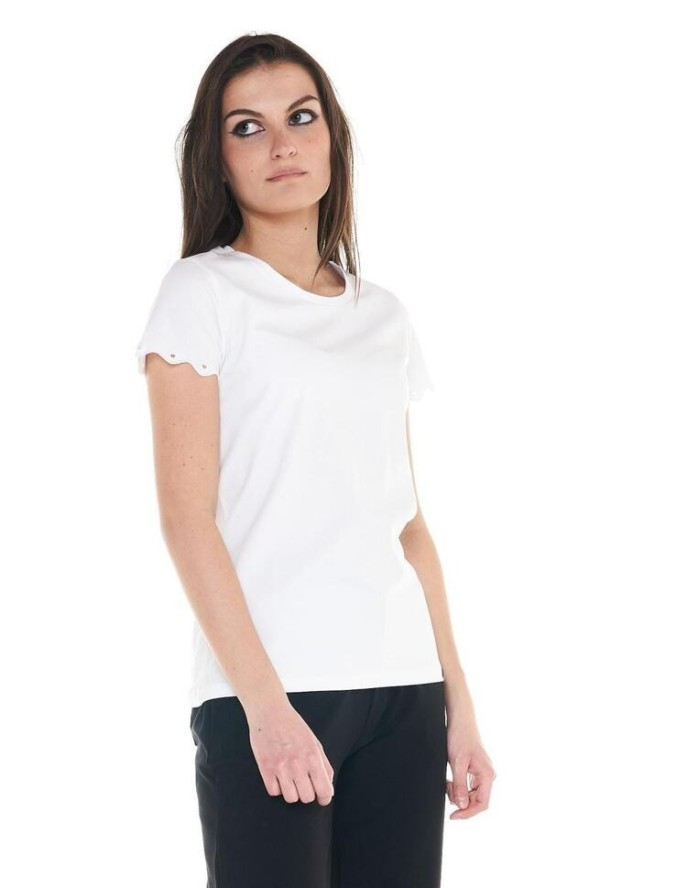 Damska koszulka w kolorze czarno-białym