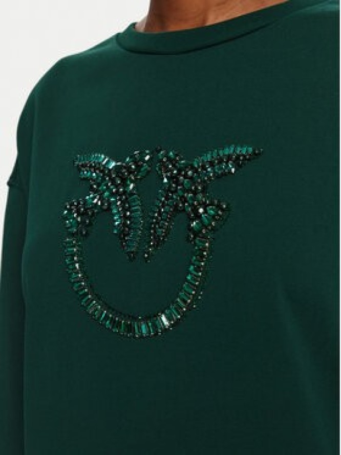 PINKO Bluza Nelly 100534 A2RO Zielony Regular Fit