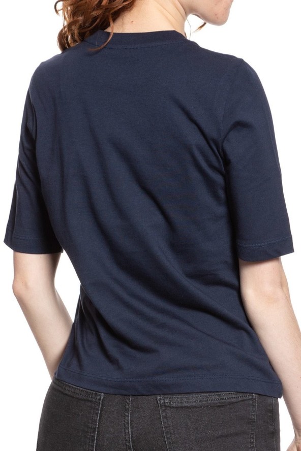 LEE T SHIRT DAMSKI TEE MIDNIGHT NAVY L43RAIMA 112109732