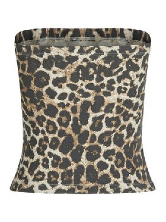 JJXX Top Fiona 12280486 Brązowy Slim Fit