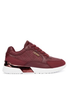 Guess Sneakersy FLFM16 ELE12 Bordowy