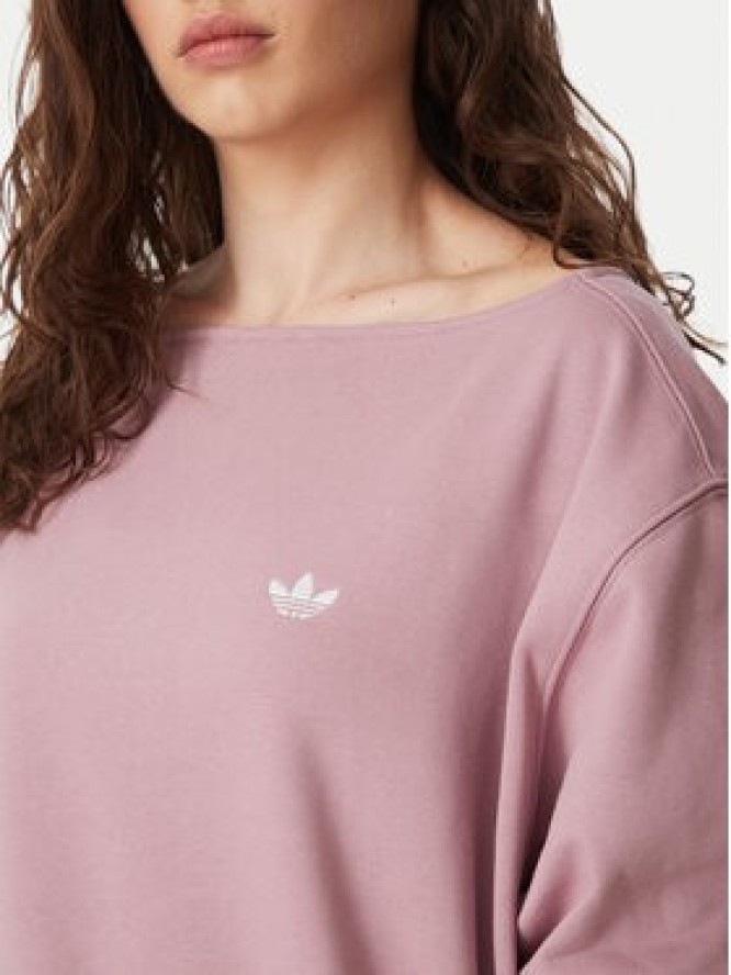 adidas Bluza Essentials Fleece Boatneck Sweatshirt KT2284 Różowy Regular Fit