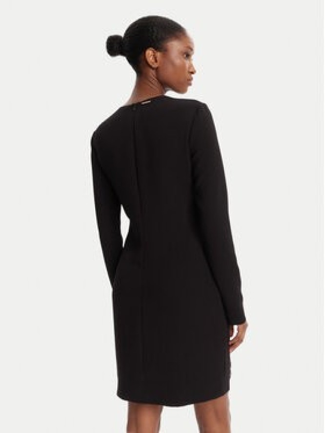 Just Cavalli Sukienka koktajlowa 79PAO918 Czarny Regular Fit