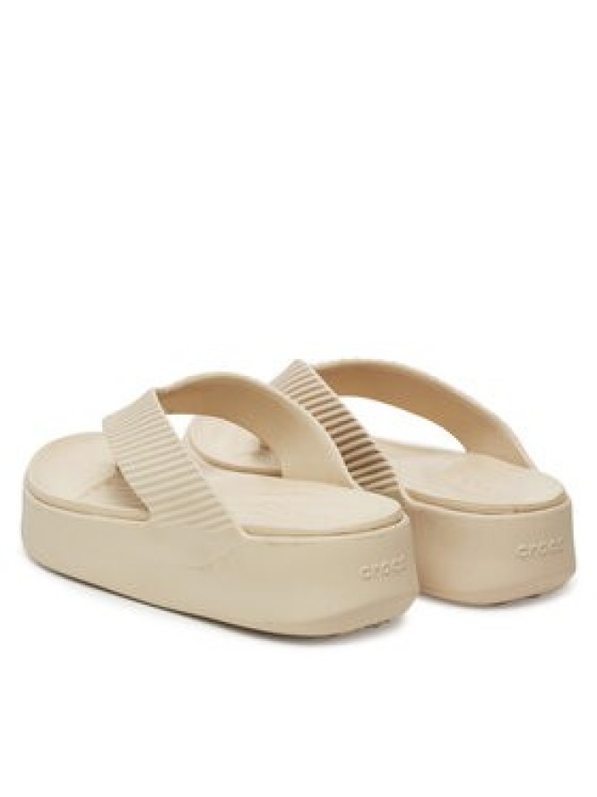 Crocs Japonki Getaway Groove Platform Flip 210700 Beżowy