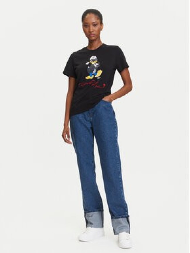KARL LAGERFELD T-Shirt A3W17090 Czarny Regular Fit