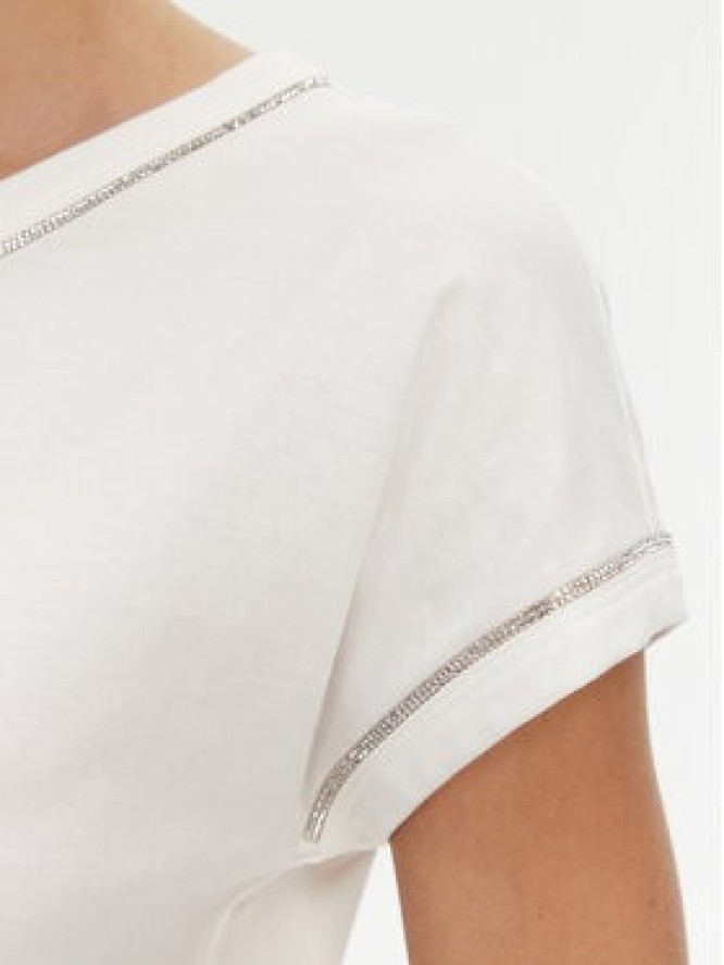 Luisa Spagnoli T-Shirt Brescello 542123 Biały Regular Fit