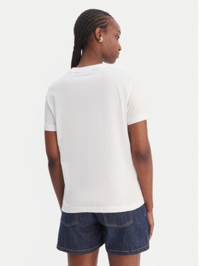 Just Cavalli T-Shirt 80PAHT28 CJ500 Biały Regular Fit