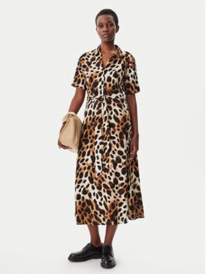 JDY Sukienka koszulowa Star 15320702 Brązowy Regular Fit