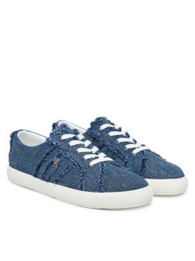 LAUREN RALPH LAUREN Sneakersy Janson Fray 802961846001 Niebieski