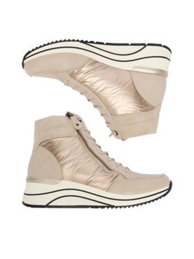 Remonte Trzewiki CEO-D0T72-60 Beżowy