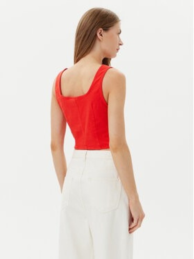 Vero Moda Kamizelka Wild Alinia 10323777 Czerwony Slim Fit