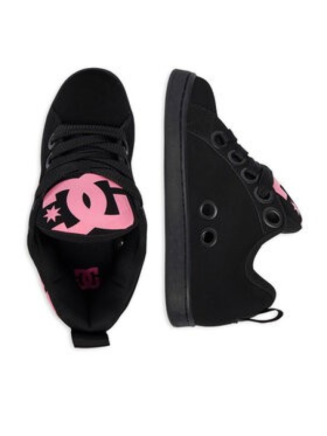 DC Shoes Sneakersy EO-COURT GRAFFIK PUFF DC04916003 Czarny