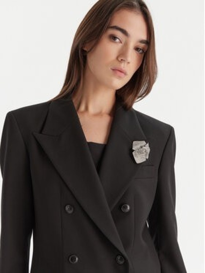 HUGO Marynarka Amelora 50547694 Czarny Oversize