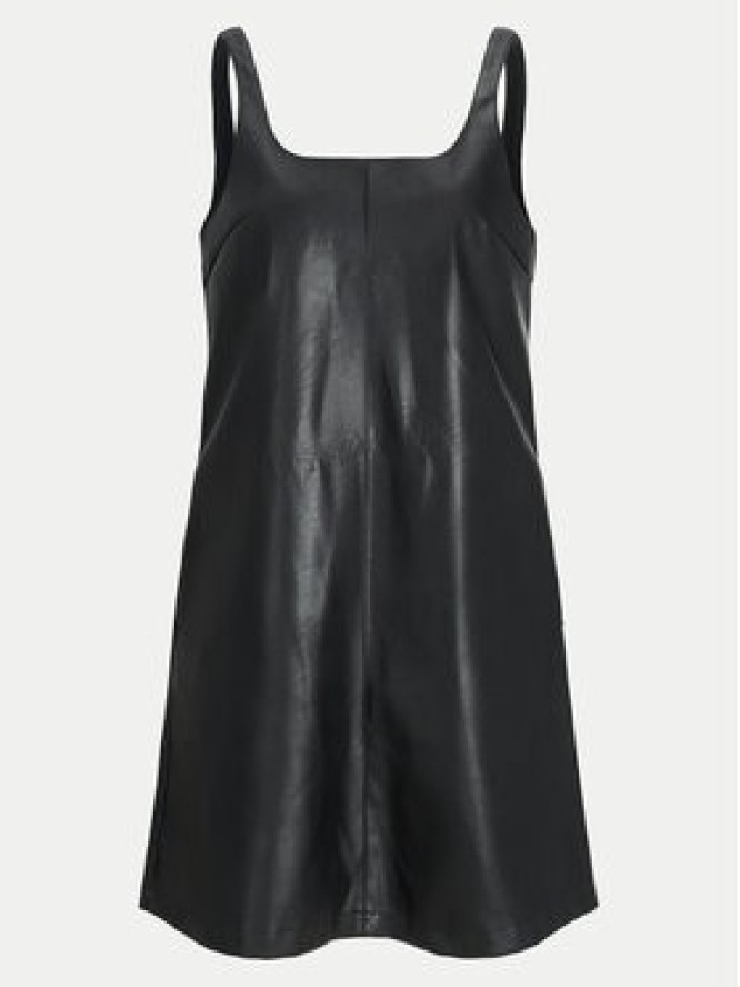 JJXX Sukienka z imitacji skóry Stella 12262769 Czarny Regular Fit