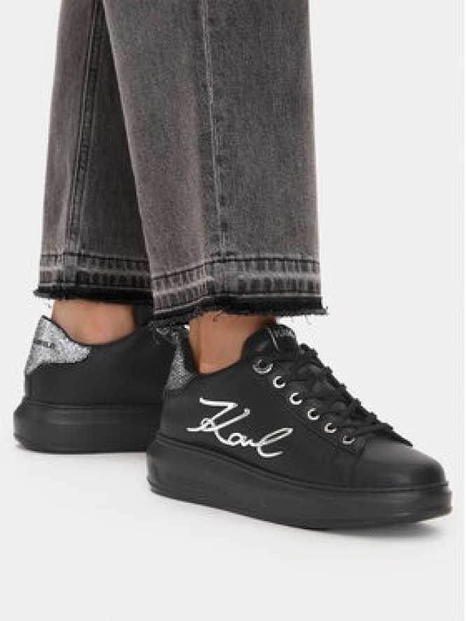 KARL LAGERFELD Sneakersy KL62510A Czarny