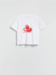 T-shirt z nadrukiem - biały