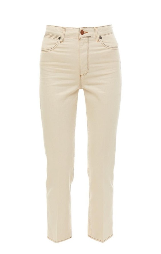 SPODNIE DAMSKIE WRANGLER RETRO STRAIGHT NATURAL SAND W238UQ24U 112127884