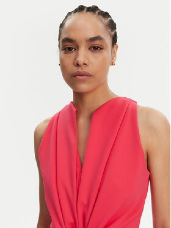 Rinascimento Sukienka koktajlowa CFC0123794003 Różowy Regular Fit