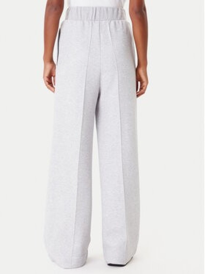 adidas Spodnie dresowe Off Placed 3-Stripes KA0833 Szary Wide Leg