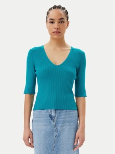 Morgan Sweter 251-MCHAMPI Zielony Slim Fit