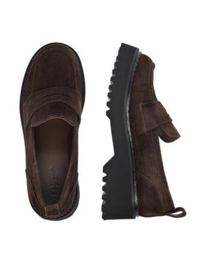 Badura Loafersy EO-ARYA-LT017-1 Brązowy