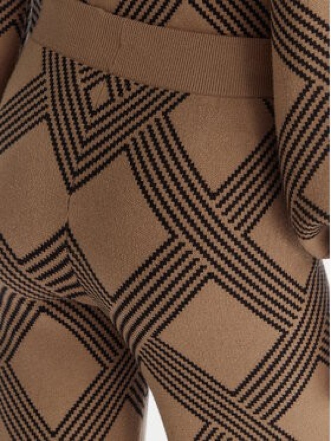 ONLY Spodnie dzianinowe Anny 15327634 Beżowy Loose Fit